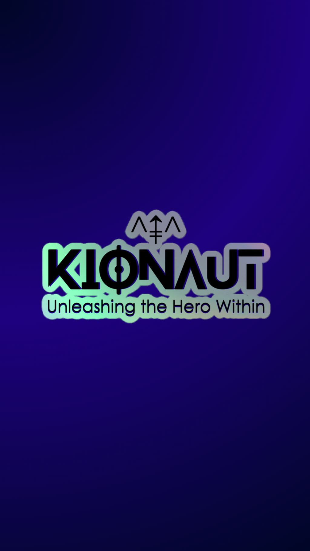 Kionaut Holographic Sticker
